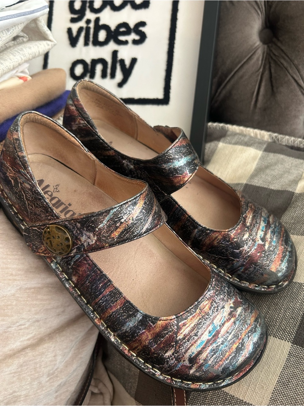 Alegria Mary Jane Shoes in Earthen 40 - Picture 8 of 8
